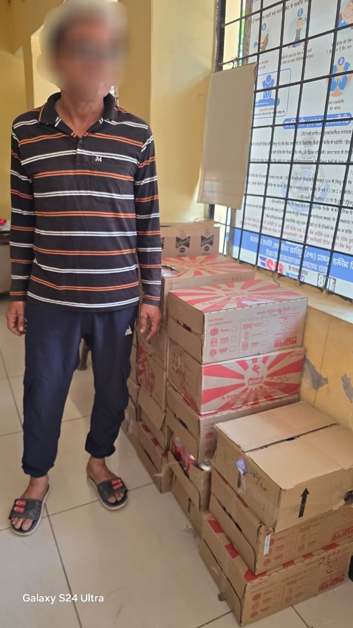 नामली पुलिस की बड़ी कार्रवाई, 19 पेटी अवैध शराब के साथ कारोबारी गिरफ्तार, मुख्य आरोपी फरार,पूछताछ के लिए पुलिस लेगी रिमांड