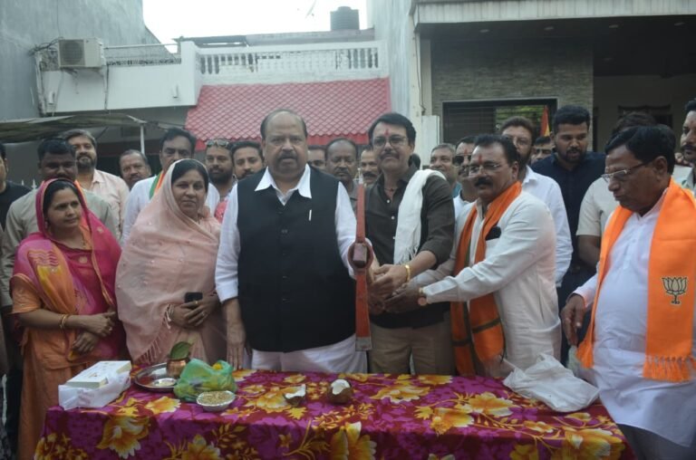रतलाम/6 अनाधिकृत कॉलोनी की सड़क निर्माण का भूमि पूजन संपन्न ; जनता के आशीर्वाद से बह रही है विकास की गंगा-महापौर पटेल,रतलाम में विकास खजूर नहीं वट वृक्ष की तरह हो रहा है-मंत्री काश्यप