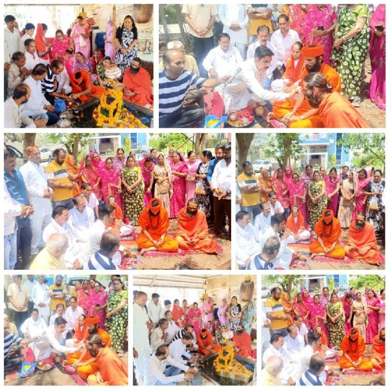 रतलाम में गौ सेवा का महायज्ञ: 7 दिवसीय श्री गौ माता कथा एवं दिव्य दरबार के लिए हुआ भव्य भूमिपूजन, गौ माता के बिना मानव जीवन की कल्पना भी संभव नहीं -संत गौशरणानन्द सरस्वती जी महाराज