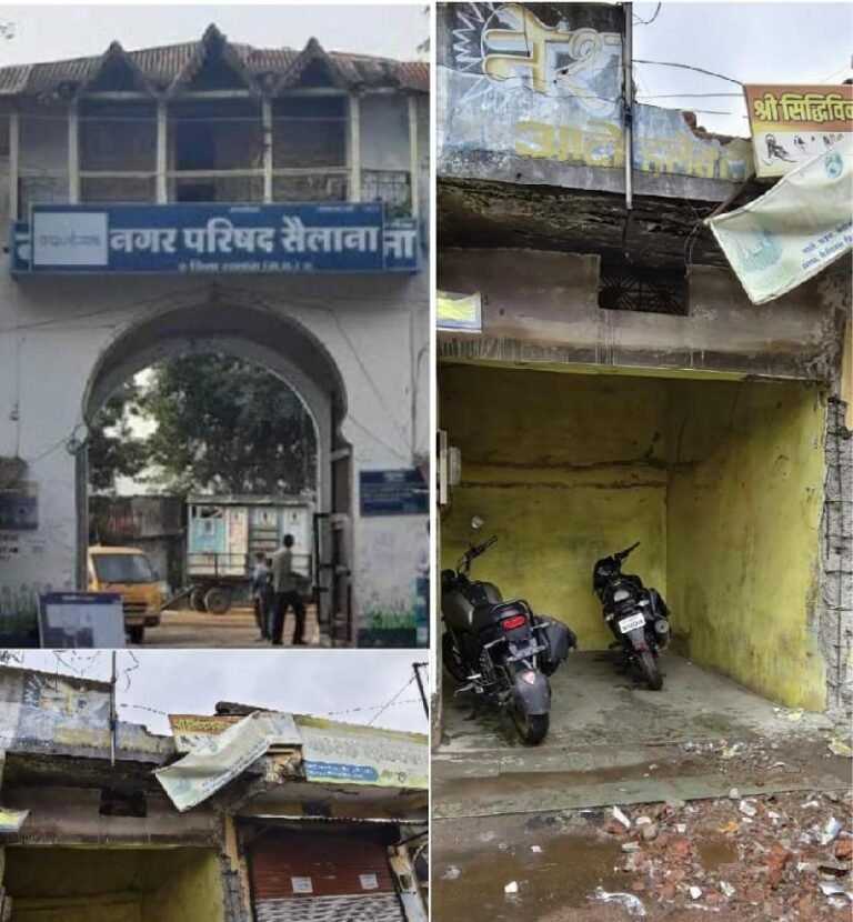 सैलाना /बस स्टैंड पर मंडरा रहा मौत का साया ; जर्जर दुकानों का छज्जा गिरा,बड़ा हादसा टला…मौत के मुहाने पर 15 दुकानें,फिर भी नहीं जागा प्रशासन -आखिर किस बड़े हादसे का इंतजार