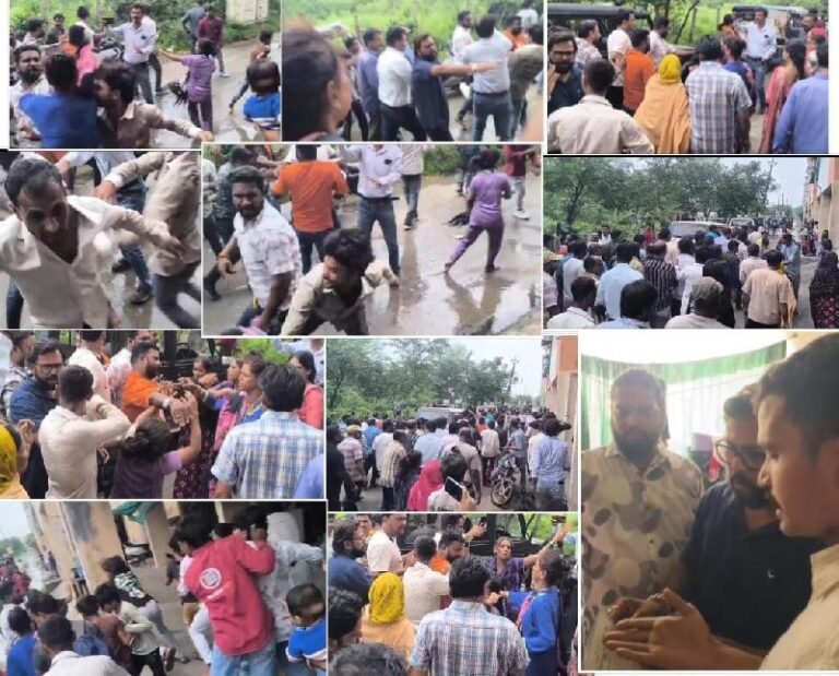 डोसी गांव में बकाया वसूली और नोटिस देने गई नगर निगम टीम पर पथराव, लाठी-डंडों से हमला; पत्रकार घायल-नगर निगम के वाहनों में तोड़फोड़,200 परिवारों को 5 अगस्त तक का अल्टीमेटम